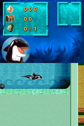 Shamu's Deep Sea Adventures (Europe) screen shot game playing